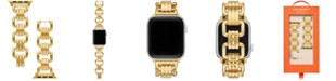 Tory Burch Gold-Tone Stainless Steel Jewelry Link Bracelet For Apple Watch&reg; 38mm/40mm